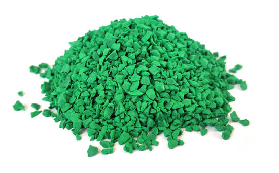 塑胶颗粒地面材料-绿
