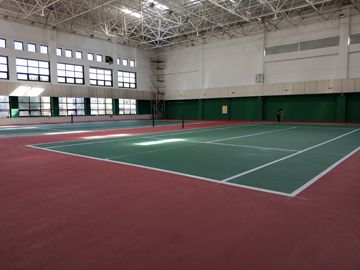 北京丙烯酸网球场铺设工程案例之昆泰嘉和酒店网球场地面