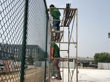 北京体育场围栏安装案例延庆生态园