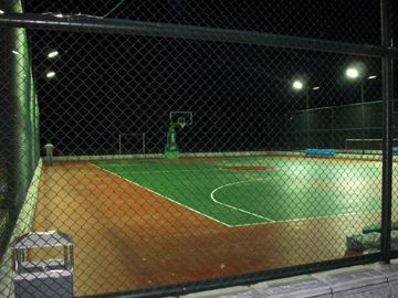 陕西篮球场围网施工工程案例之榆林大柳塔煤矿